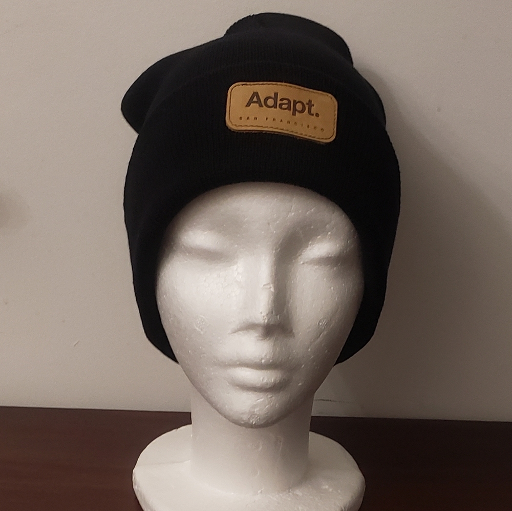 Adapt Clothing Unisex CTA Black Cuff Beanie NWOT